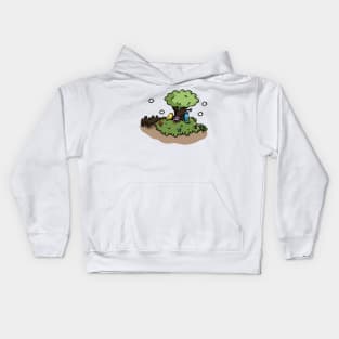 Friends Chilling Under A Tree Kids Hoodie